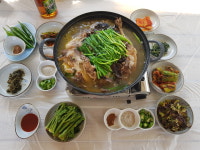 용문산보리밥
