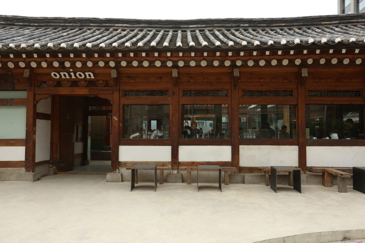 Cafe Onion Anguk Hanok Exterior