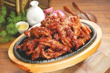 연탄에 꾸운 닭발