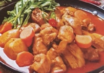 연탄에 꾸운 닭발