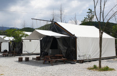 달빛애견글램핑 럭셔리수영장