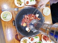 보양오리숯불구이