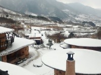 지리산 흙집풍경