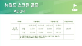 뉴월드스크린골프