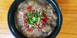 넉둥베기고사리육개장