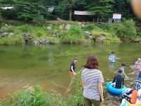 스테이산들펜션 계곡 수영장 단체 가족