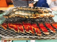 용지장어숯불구이