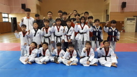 한체대 석사 태권도장