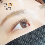 하단 빛나는속눈썹왁싱피부