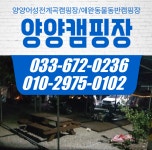 양양캠핑장 어성전계곡야영장