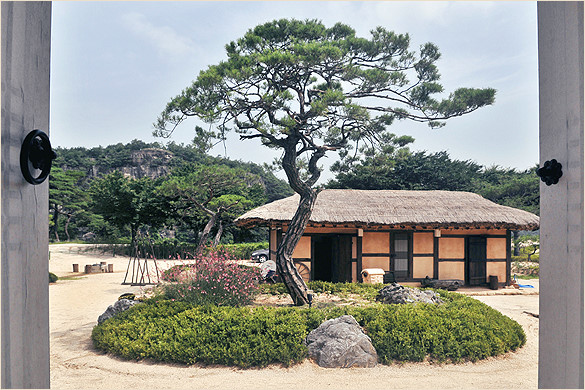 락고재 하회 한옥호텔 초가 별관