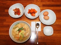옛날수제비비빔밥