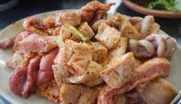 하봉암돼지부속