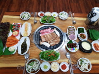 초원숯불생고기