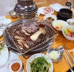 누렁소까망돼지