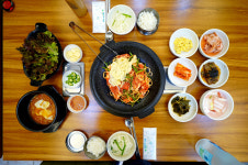 수통골 오리불고기