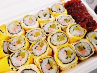 진순자계란말이 꼬마김밥&토스트