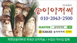 자연산송이버섯 송이아저씨
