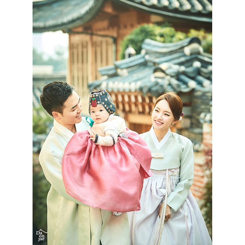 다온재 돌사진 한옥스튜디오 한옥돌잔치