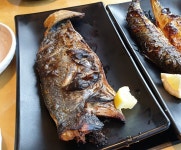 화덕위에고등어