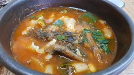 자연산 민물 시래기 매운탕