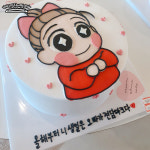 크림빛케이크