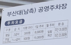 도시철도 부산대역 남측 공영 주차장