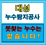 대성누수탐지공사