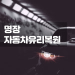 명장 자동차 유리복원