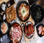 역전시장 뼈구이