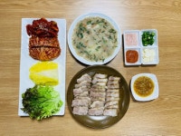 두메골마늘보쌈