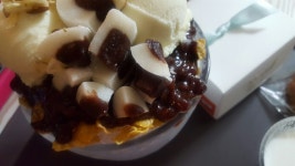 사러름빙수엔옛날떡볶이