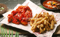 탕수육순살치킨떡볶이