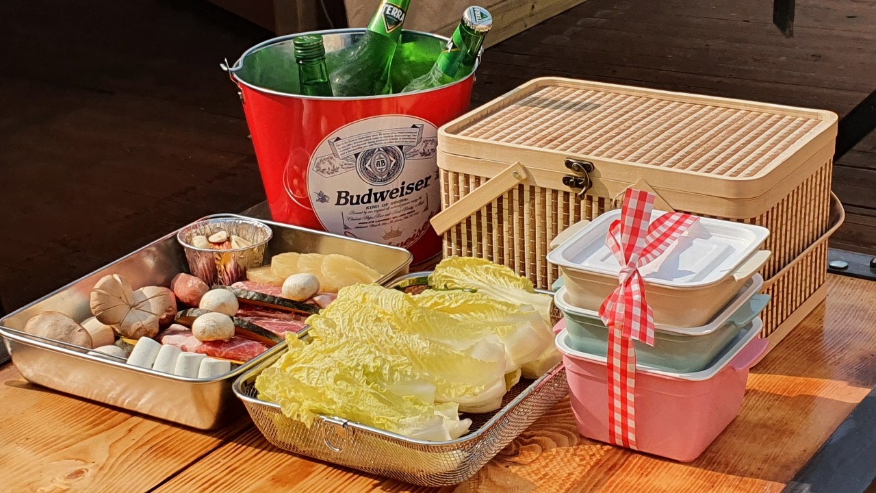 야외 바베큐 공간