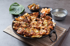 조선닭갈비파전