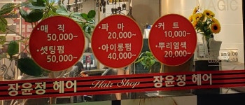 장윤정헤어