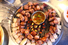 꽃돼지연탄구이
