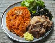 쌈 짜글이&국수