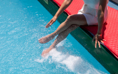 오카소 애견 온수 수영장펜션