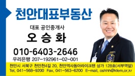 천안대표부동산중개