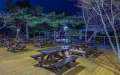 오션투유 리조트 바베큐장