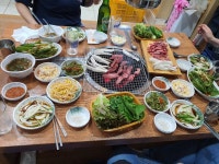 외양간 참숯꼬기