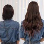 정성붙임머리