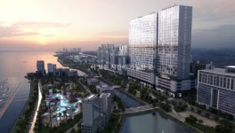 반달섬 아티스큐브 모델하우스 홍보관