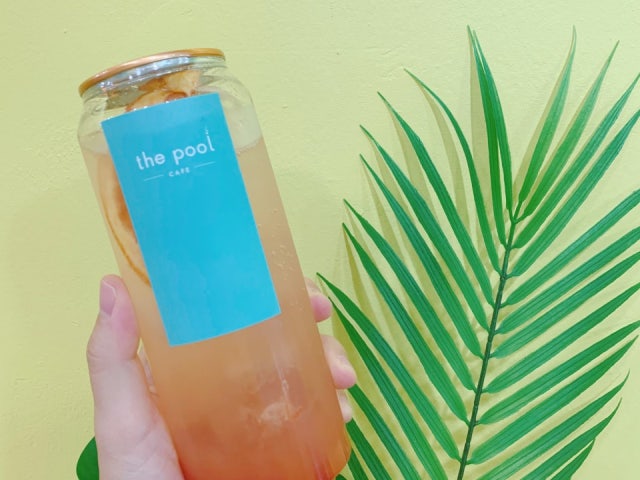 the pool