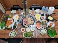 초원숯불생고기