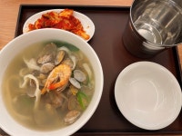 온정담 소바 만두전골