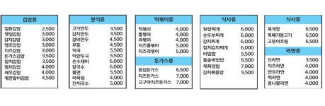최고의일등김밥 능곡점