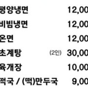 평양냉면