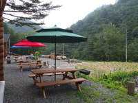 법수치통나무산장